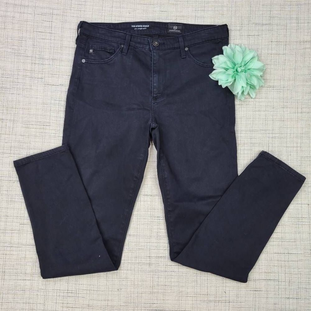 AG Adriano Goldschmeid The Stevie Slim Straight Ankle Size 27